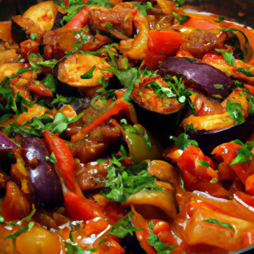 eggplant and chorizo stew