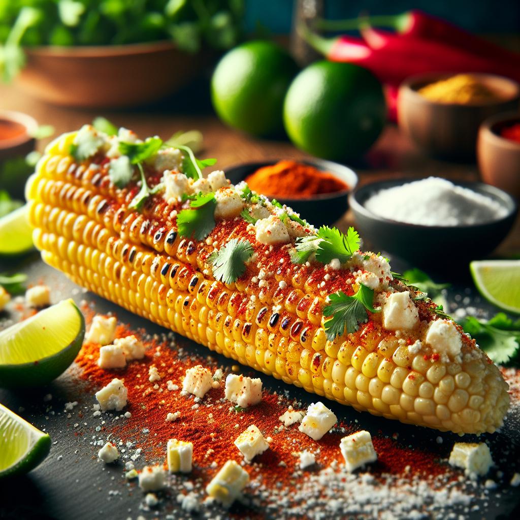 Elote Mexican Grilled Corn