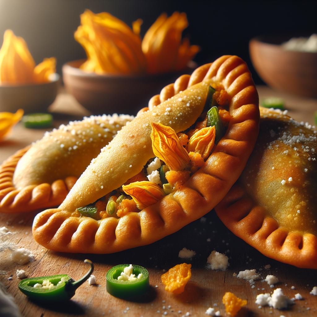 Empanadas de Flor de Calabaza