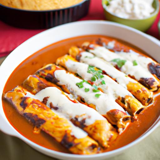 enchiladas de chile colorado