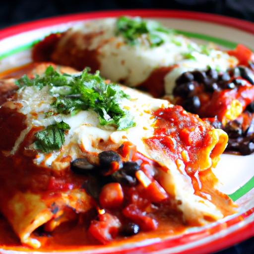 enchiladas de huevo con salsa roja