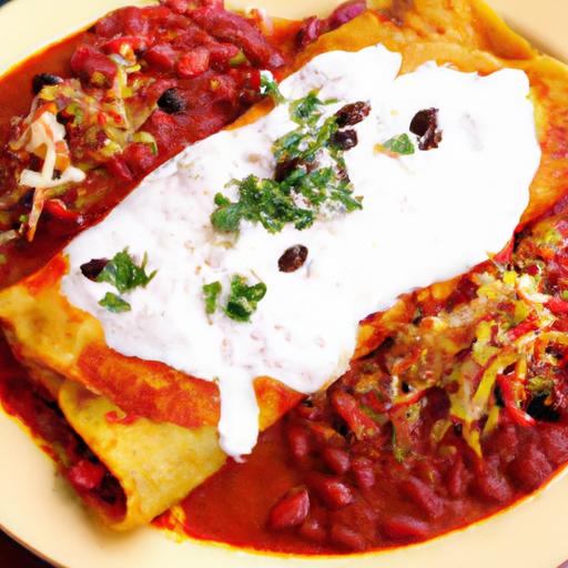 enchiladas de jamaica