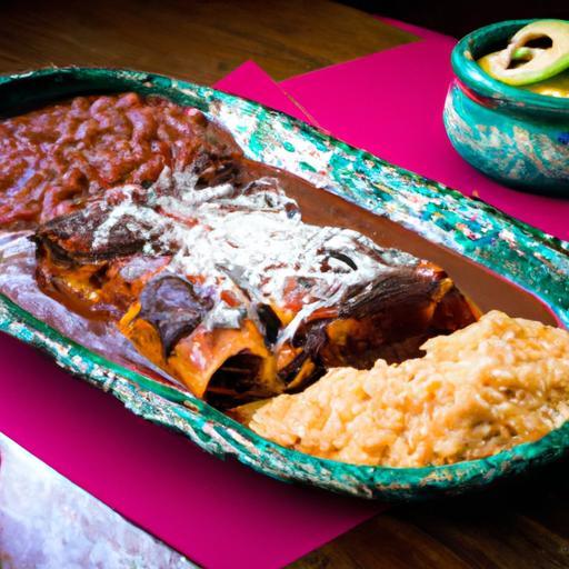 enchiladas de mole de olla