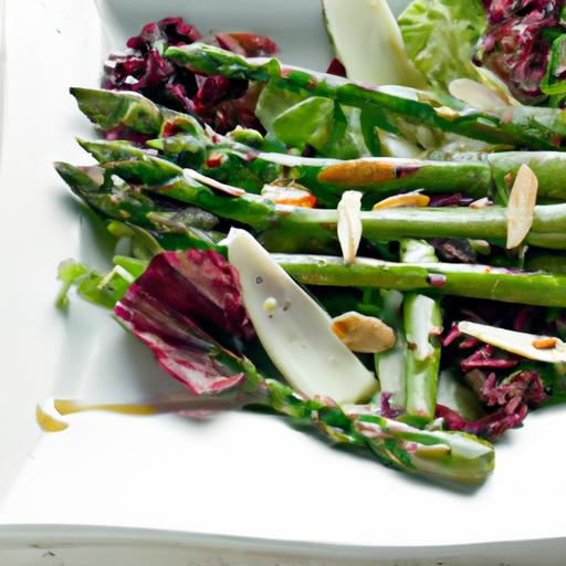 endive and asparagus salad