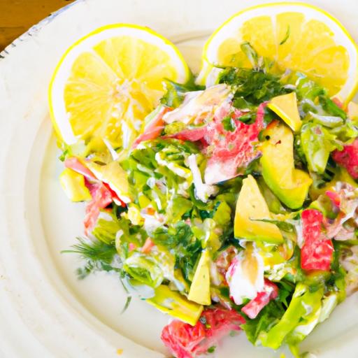 endive and crab salad