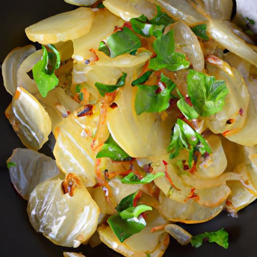 endive and potato hash