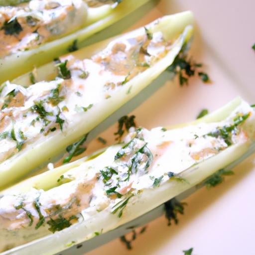 endive with herb cream cheese