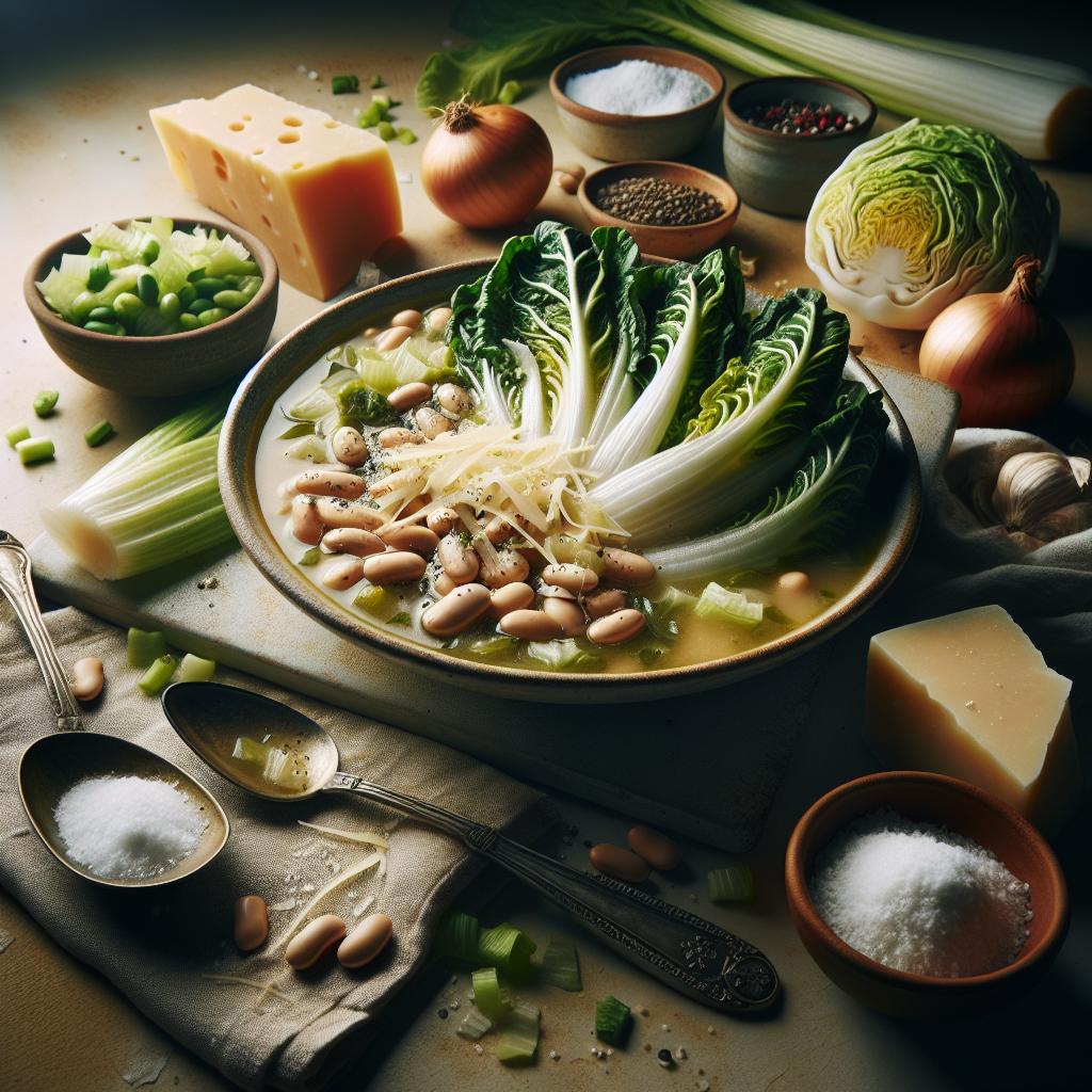 escarole and white bean soup