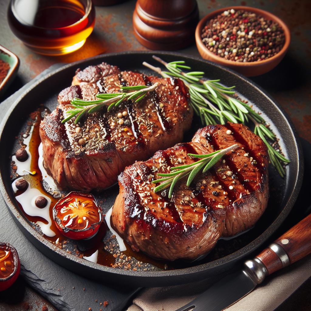 espresso rubbed steaks