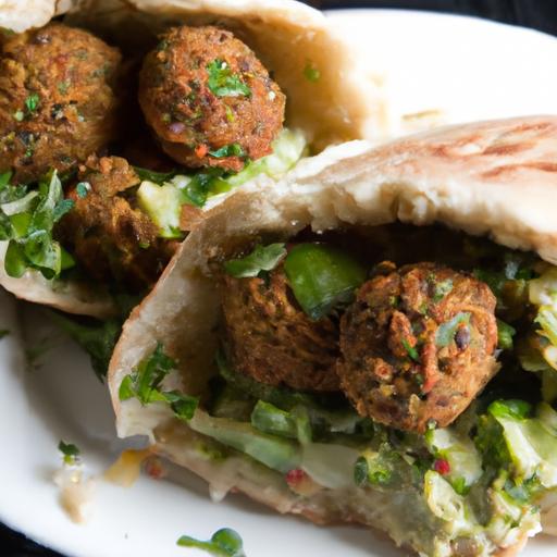 Falafel Pita Sandwich