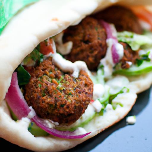 falafel wrap sandwich