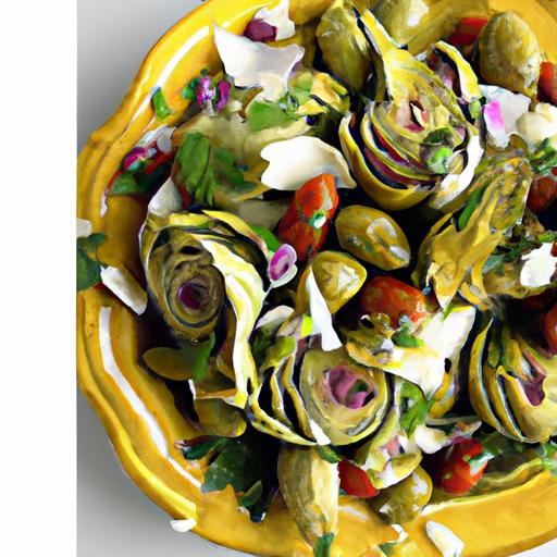 fava bean and artichoke salad