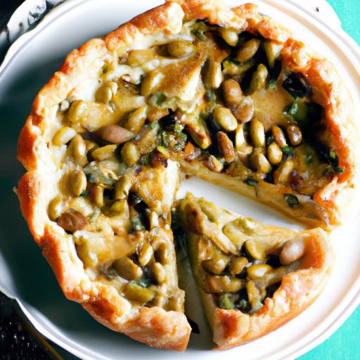 fava bean and goat cheese tart