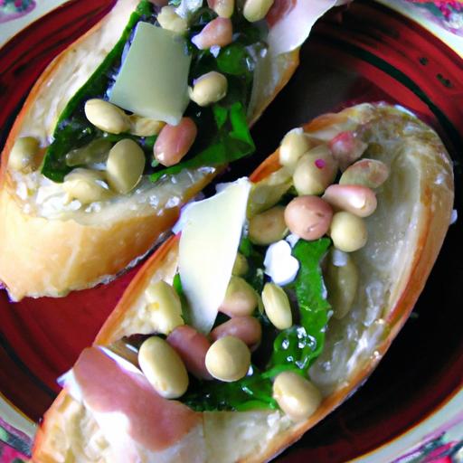 Fava Bean and Prosciutto Crostini