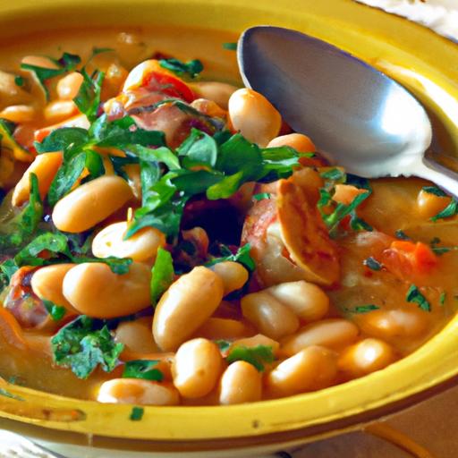 fava bean and sausage cassoulet