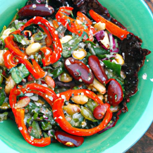 fava bean and sun dried tomato salad