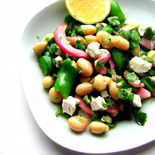 fava bean and watercress salad