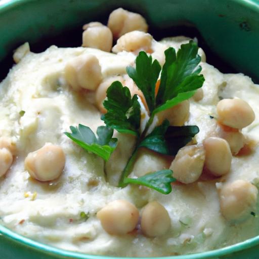 fava bean and yogurt dip