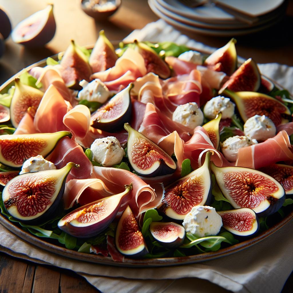 Fig, Prosciutto, and Ricotta Salad