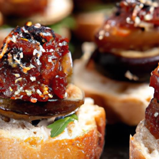 Fig and Bacon Jam Crostini