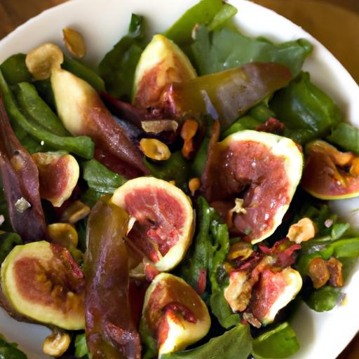 fig and bacon salad