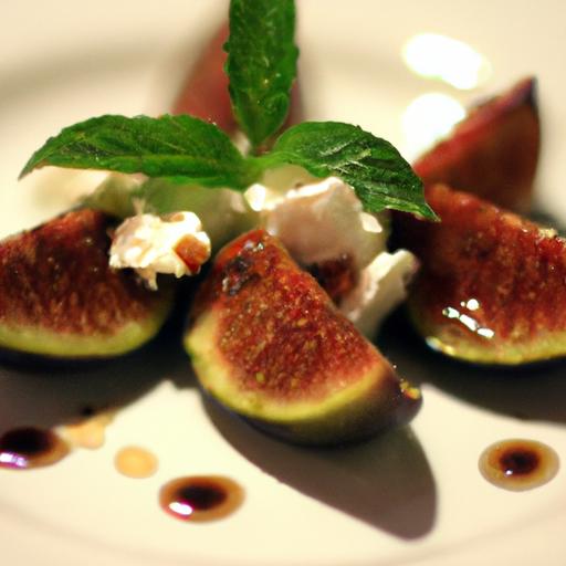 Fig and Balsamic Glazed Figs with Ricotta