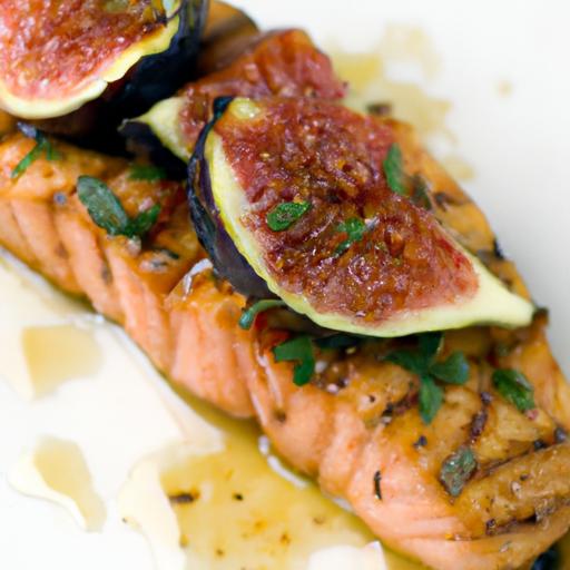 fig and balsamic glazed salmon