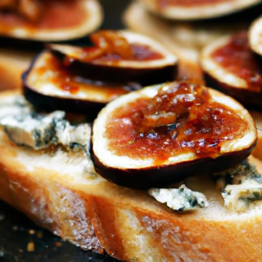 Fig and Blue Cheese Crostini