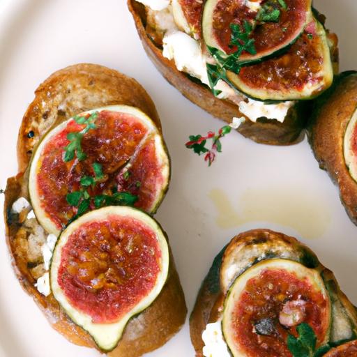 Fig and Goat Cheese Crostini