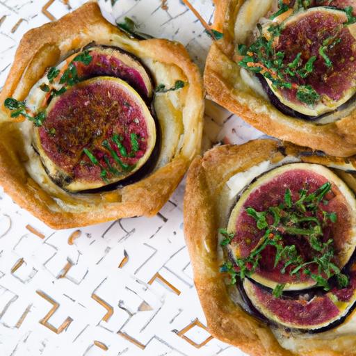 Fig and Goat Cheese Tartlets