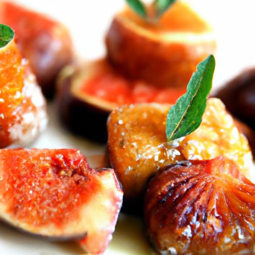 Fig and Orange Marmalade Glazed Figs