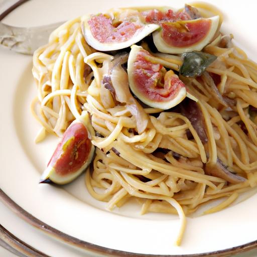 fig and prosciutto pasta