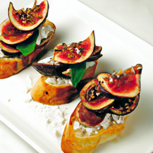 Fig and Ricotta Bruschetta