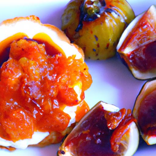 Fig and Ricotta Stuffed Figs with Orange Marmalade