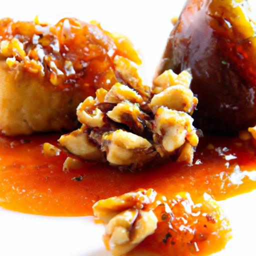 Fig and Walnut Crusted Figs with Orange Marmalade