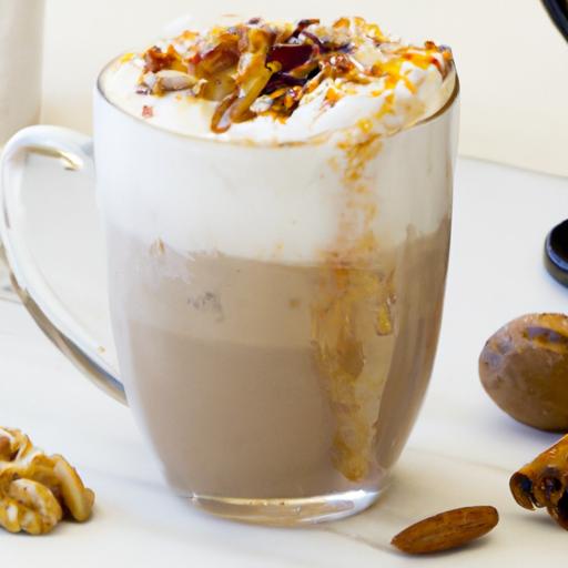 fig and walnut latte