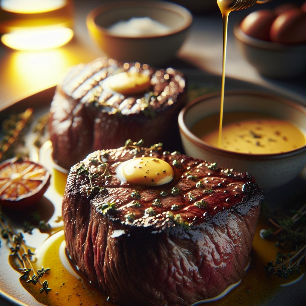 Filet Mignon with Béarnaise Sauce