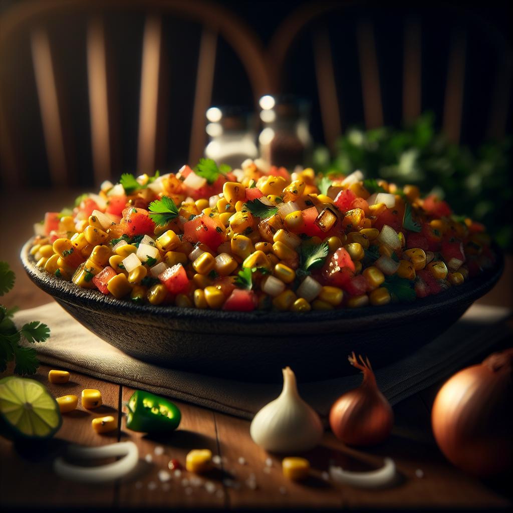 Fire Roasted Corn Salsa