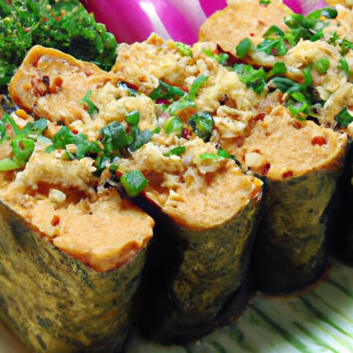 fish roe stuffed tofu