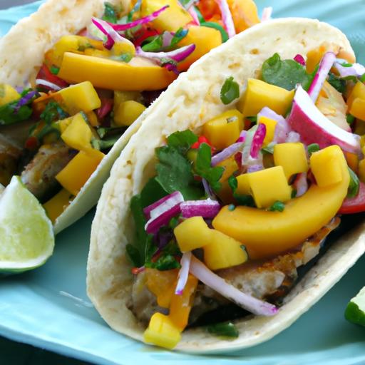 fish tacos with mango salsa