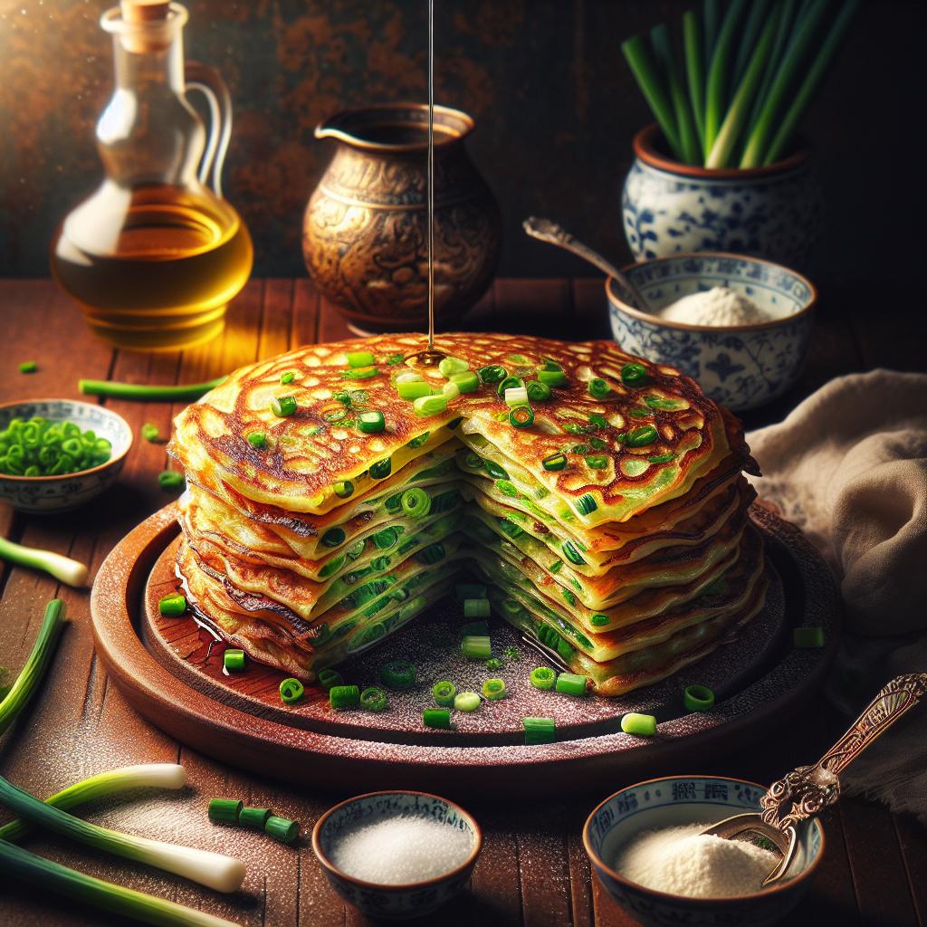 Flaky Scallion Pancake