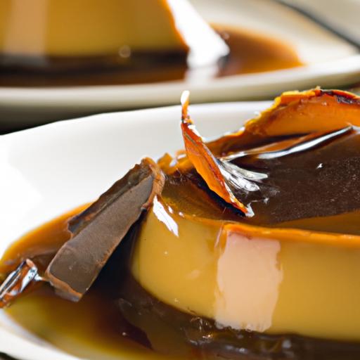 flan de chocolate