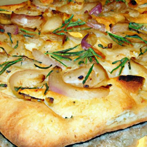 Focaccia Alle Cipolle E Rosmarino