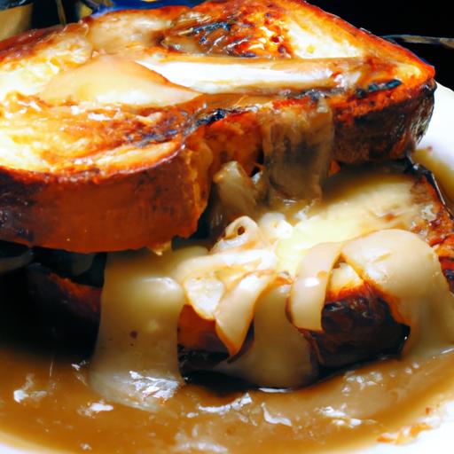 french onion soup grilled cheese sandwich