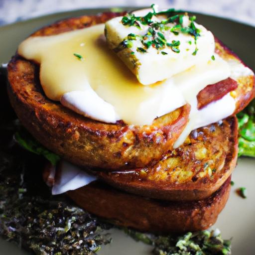 french toast eggs benedict