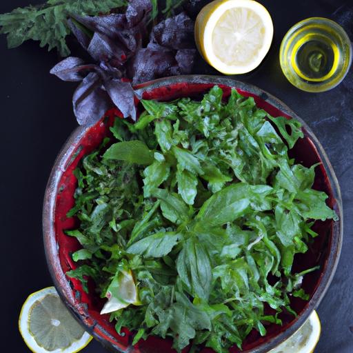 fresh herb salad