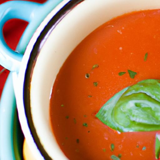 fresh tomato and basil soup