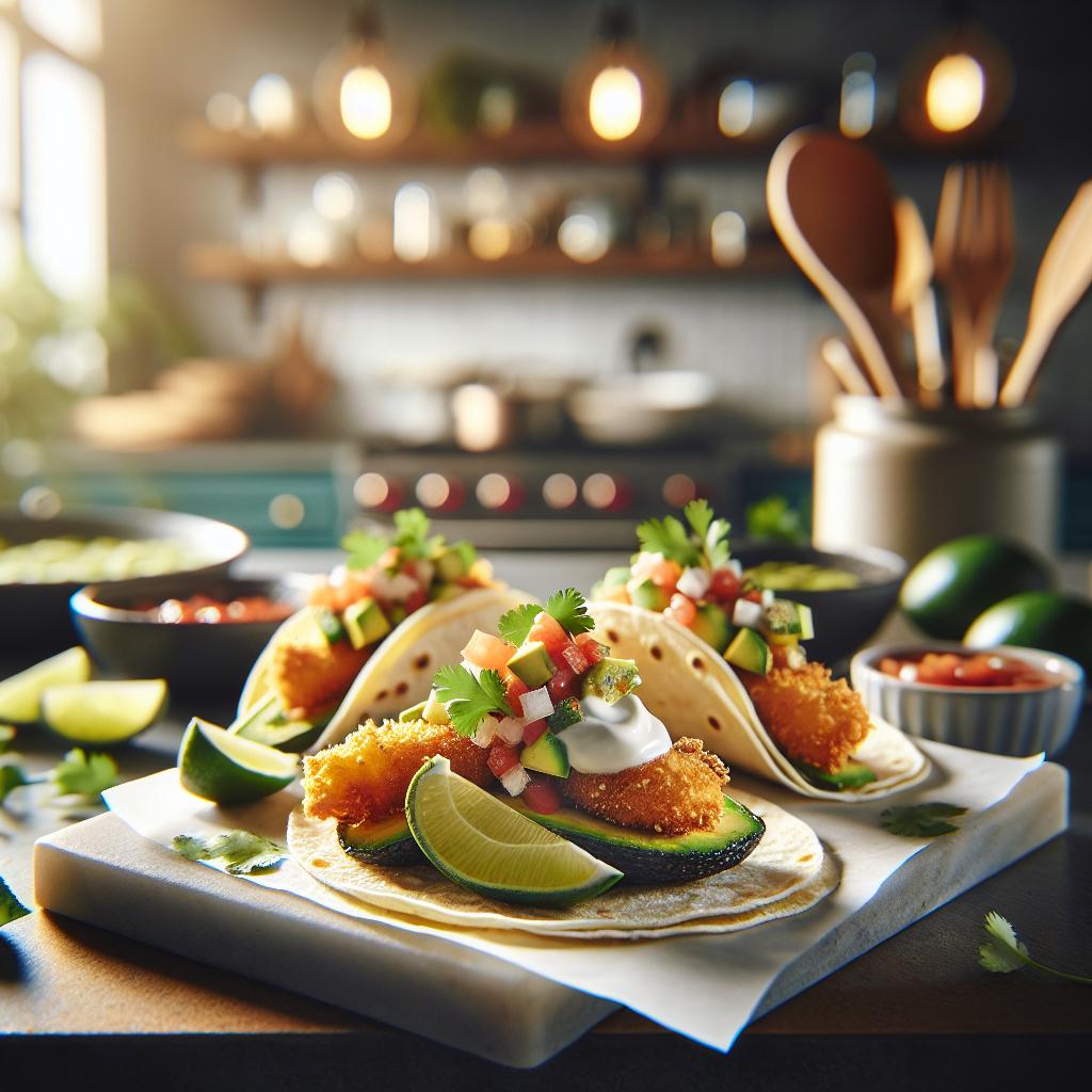 Fried Avocado Tacos