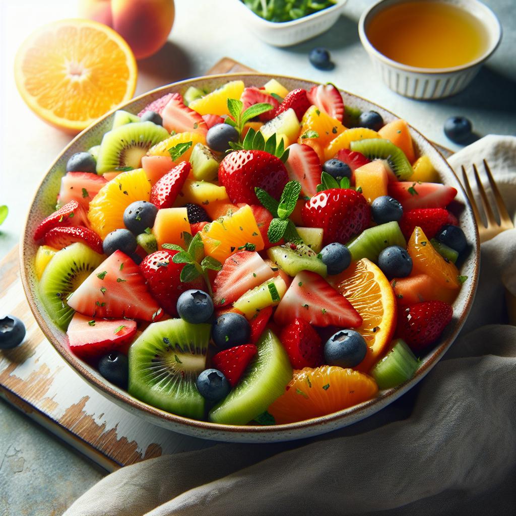 Fruit Salad with Citrus Dressing