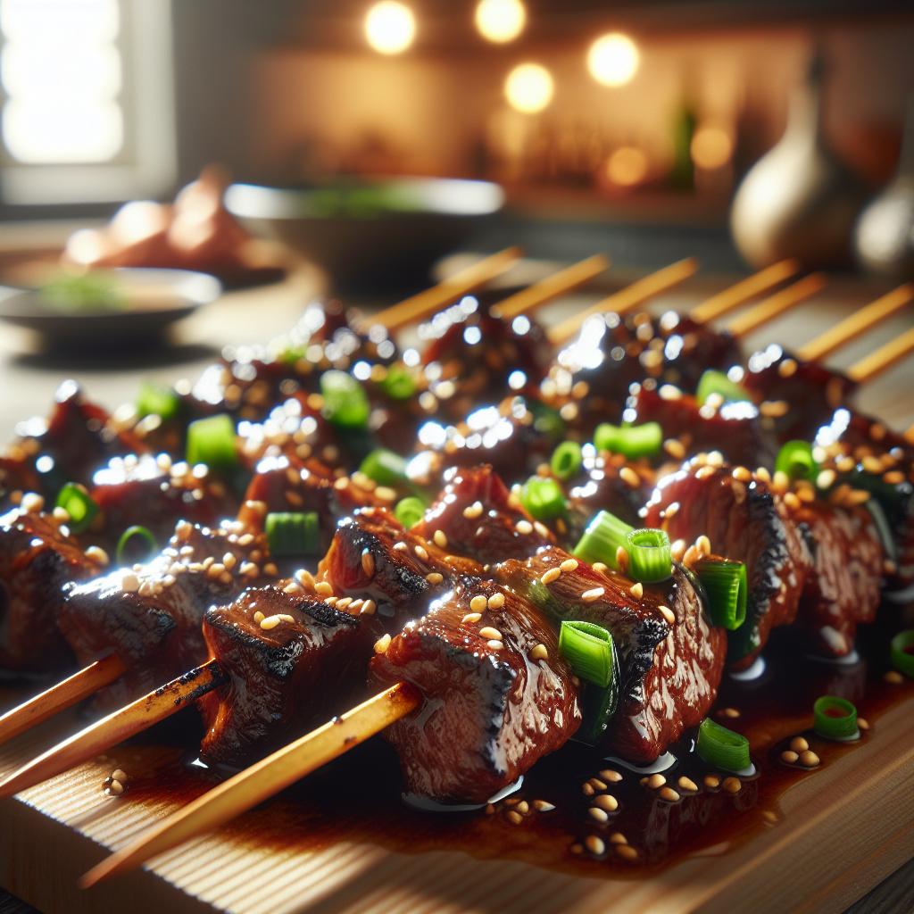 Galbi Skewers